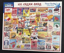 Ice Cream Bars White Mountain 1000 Piece Puzzle - Complete - 1343 - 2018