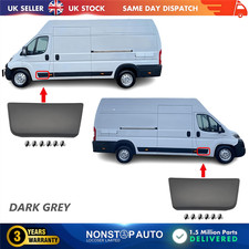 2X Door Moulding Trim Front Left and Right For FIAT Ducato 2006 on