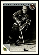1991-92 Ultimate Original 6 French Gary Bergman Detroit Red Wings #67