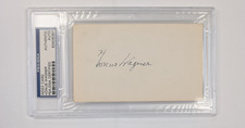PSA/DNA Authentic Signed Honus Wagner Auto Autograph Index Card Pirates Baseball