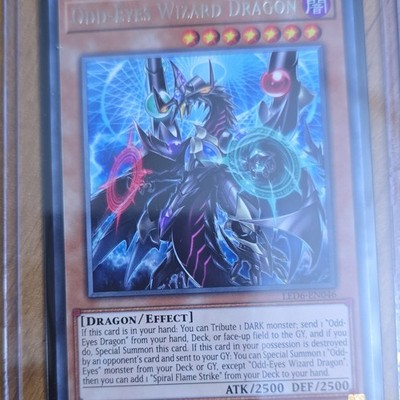 Yu-Gi-Oh! Odd-Eyes Wizard Dragon LED6-EN046 Holo Konami Card