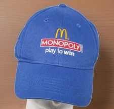 McDonalds Play To Win Ball Cap Monopoly Hat 2012 Adjustable Baseball