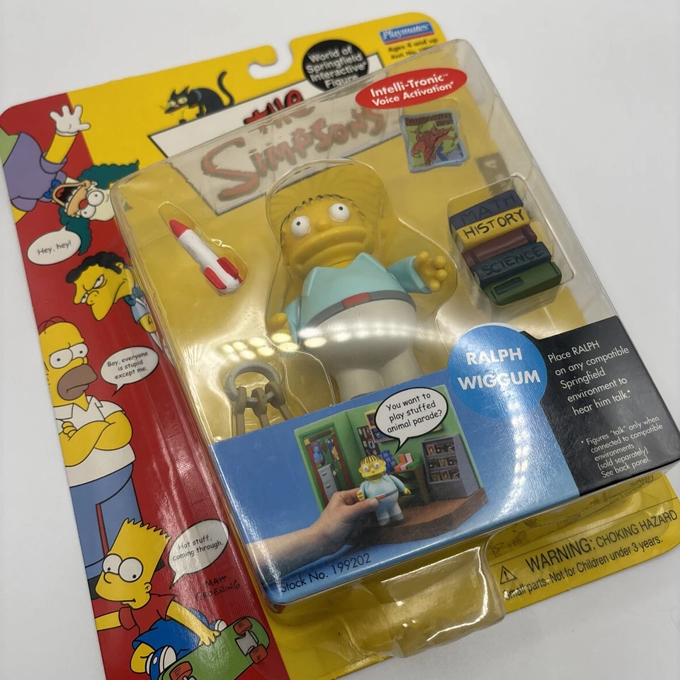 Figura de acción Ralph Wiggum de Los Simpson nueva en caja (serie WOS #4) Foto 3 de 4