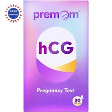 Pregnancy Test Strips 30 Pack Early Detection Powered by Premom App Ovulation