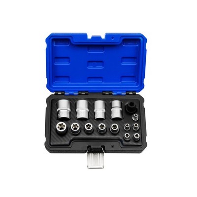 15pc External Torx Plus Socket Set Compatible with Tesla, 6 Point E... Fast Ship
