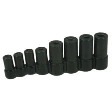 Lisle 70500 8-Piece Tap Socket Set for all MCTI Taps thru 1/2"