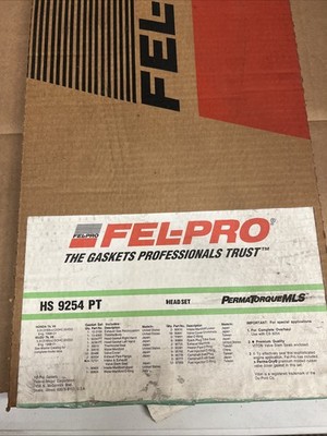 Fel-Pro HS 9254 PT Cylinder Head Gasket Set 98-03 Various Autos Tap Desc