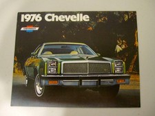 1976 Chevrolet Chevelle Laguna S-3 Malibu Dealer Sales Brochure 1976 Chevrolet Chevelle Laguna S-3 Malibu Dealer Sales Brochure