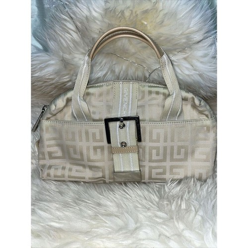 Givenchy Ivory Nylon Hand Bag / Tote / Purse‎