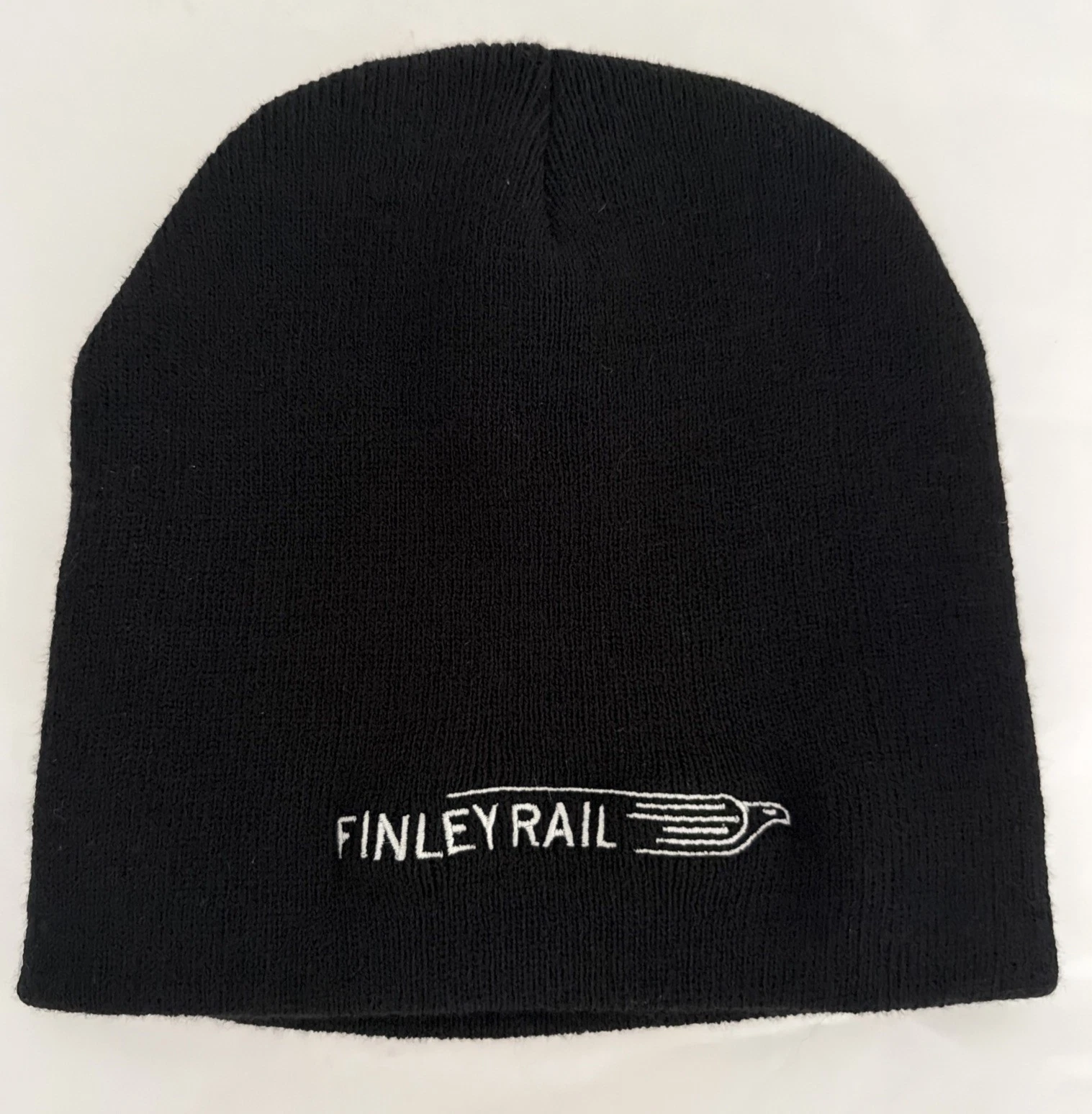 Finley Rail Black Beanie Hat