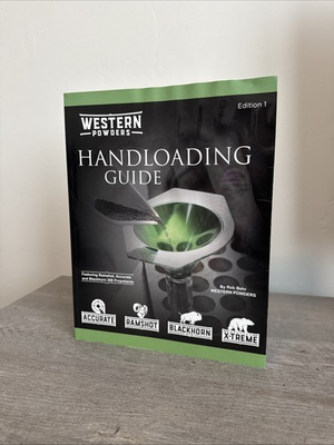 #ad Western Powders Handloading Guide 1st Edition Reloading Manual 1st Printing RARE $74.99