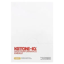 2 X Ketone-IQ, High Performance Energy, Peach, 6 Pack, 2 fl oz (59 ml) Each