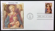 Scott 2107 FDC Madonna Child Fra Filippo Lippi Christmas Colorano Silk Cachet