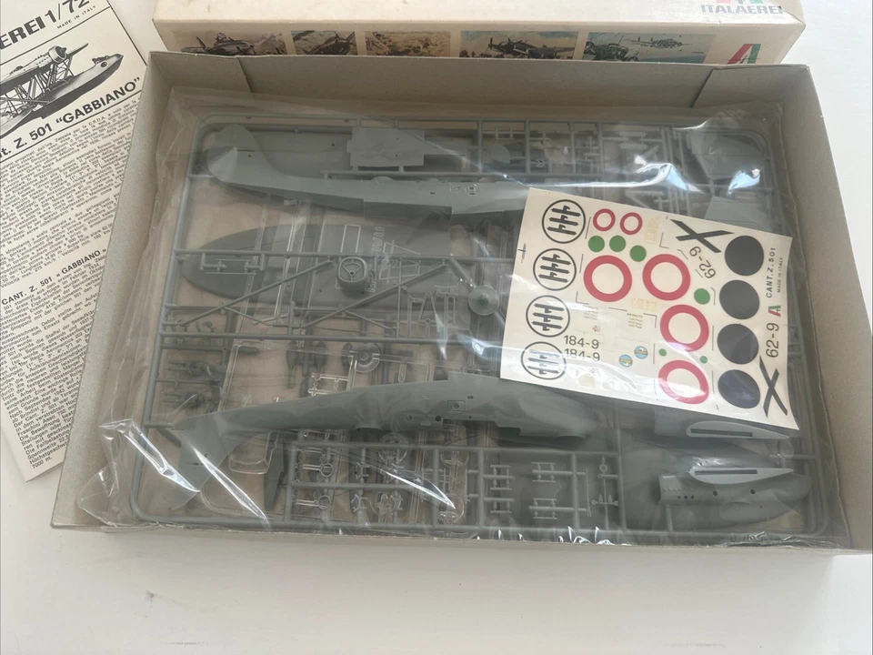 Italeri 112 - 1/72 Italien Hydravion à Coque Cant Z 501 - Neuf - Photo 3/4