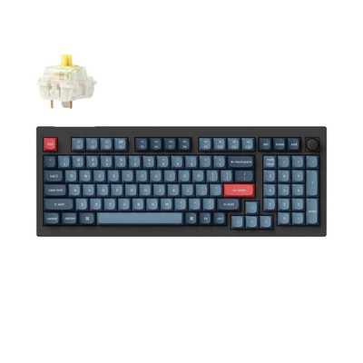 Keychron V5 Max QMK/VIA Kabellose Mechanische Tastatur, QWERTY US - V5M-D4