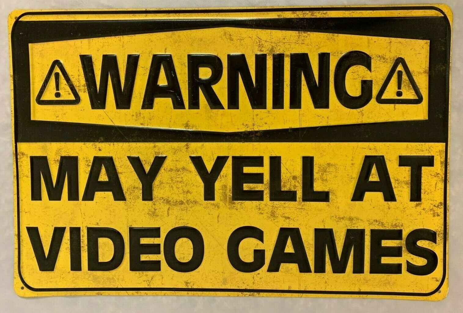 Mens Warning May Yell At Video Games Tshirt Funny Nerdy Rage Quit