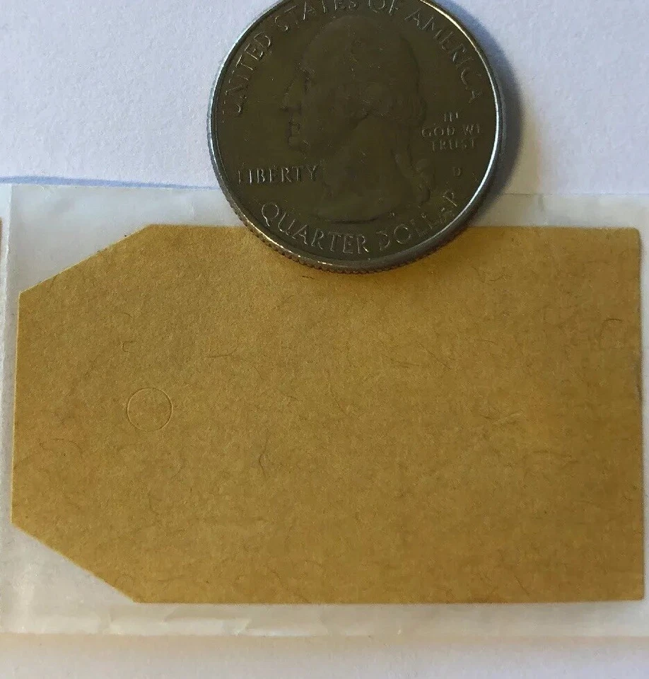 КОРИЧНЕВАЯ БУМАЖНАЯ БИРКА наклейки (5 шт.) стикеры • этикетки • ведение журнала • подарки • Рождество • упаковки - Изображение 2 из 4