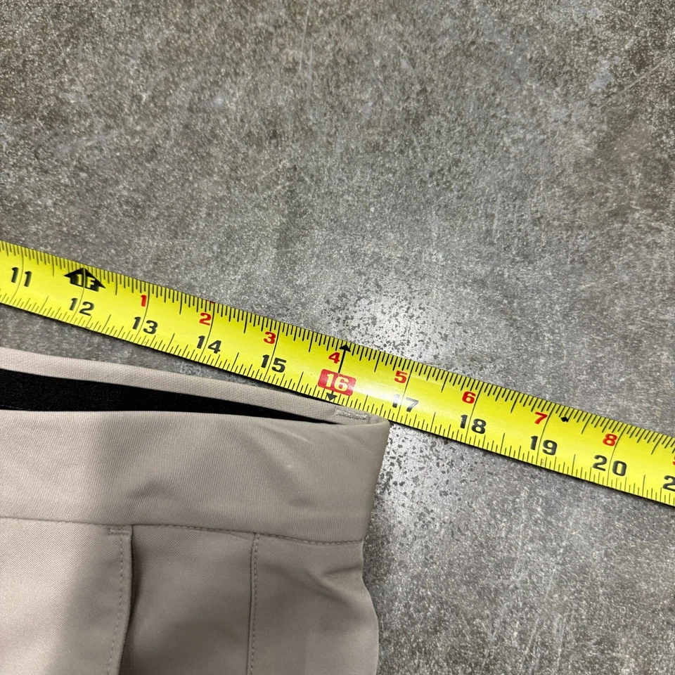 Pantalones Cortos Chinos Tek Gear Para Hombre Talla 34 Beige Tiro Medio Frente Plano Ajuste Regular Exterior Foto 3 de 4