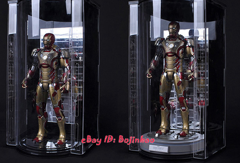 IRON MAN 3 HALL OF ARMOR フィギュア用ディスプレイ Hall of Armor 3.0 1/6 Scale Iron Man Display Cases Stands