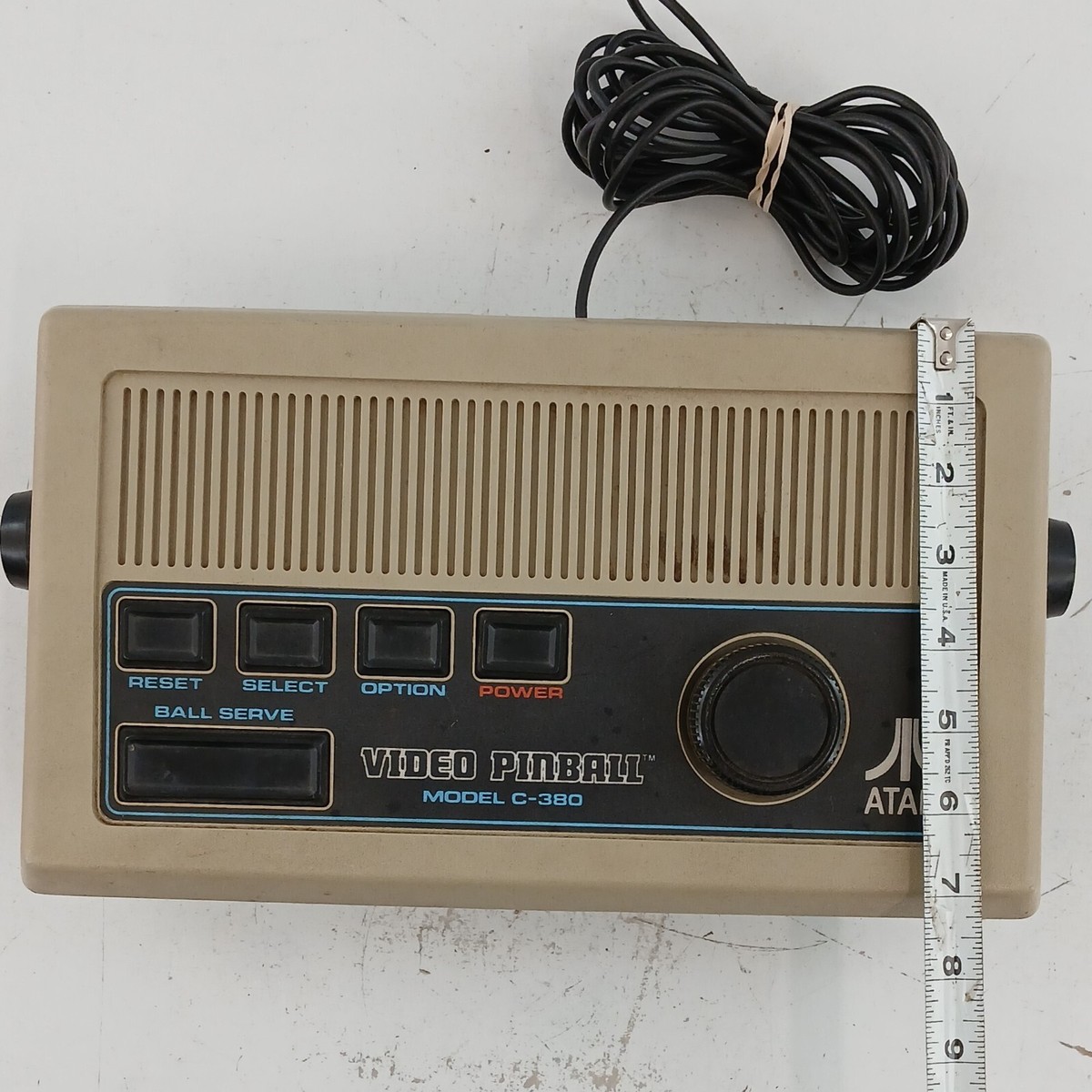 Atari Video Pinball Console Model C-380 w/out Power Cable