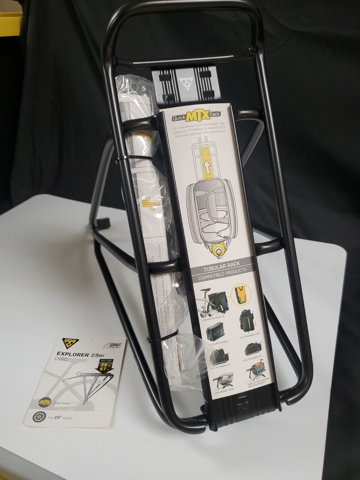 topeak explorer 29er rack with disc mounts