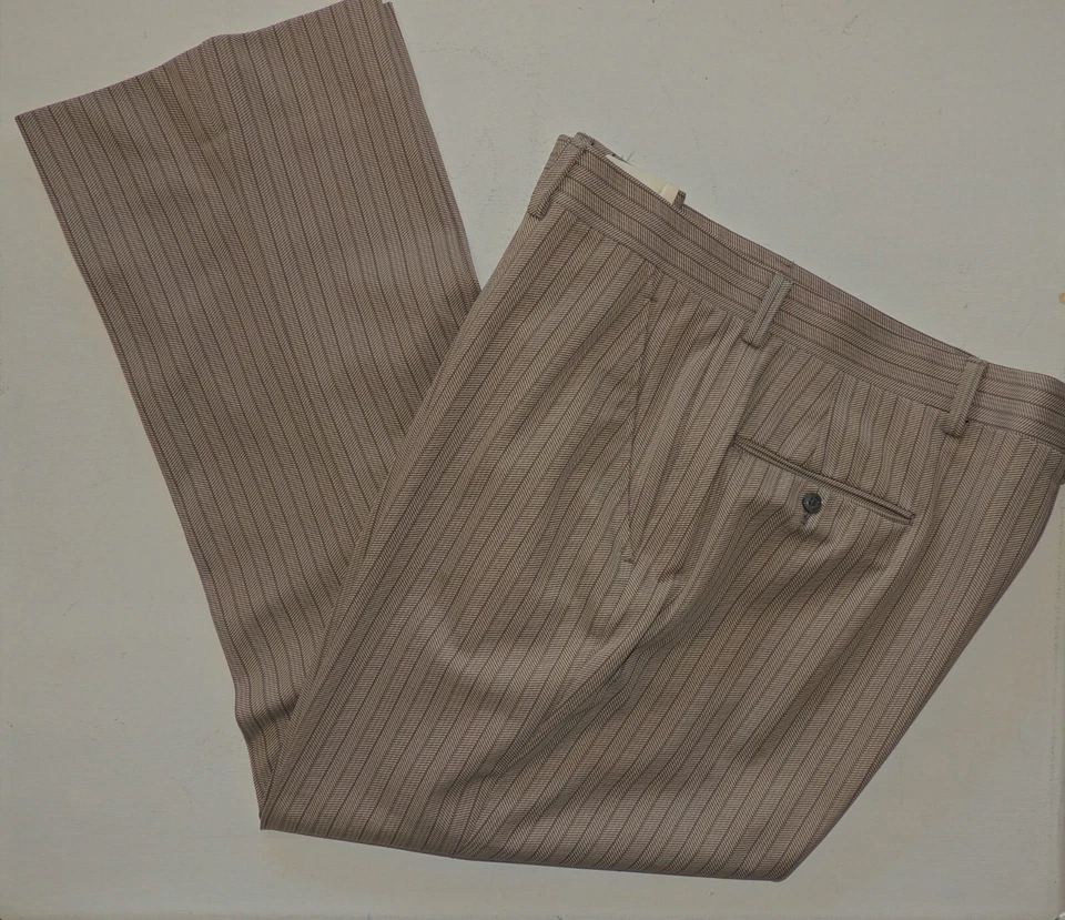 Traje Kingston 46 Vintage Años 60 Marrón Espiga Hecho en EE. UU. Foto 4 de 4