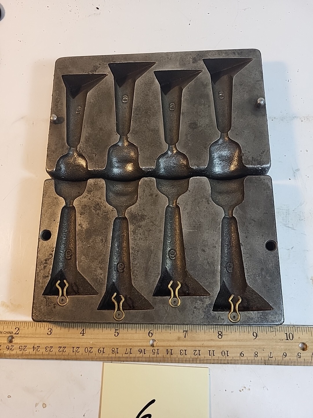 vintage fishing sinker molds eBay