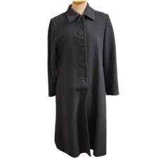 Pendleton Grey Lambswool Cashmere VTG Coat Size 12P