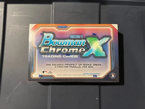 2021 Bowman Chrome X MLB Baseball HOBBY Box Factory Sealed Online Exclusive