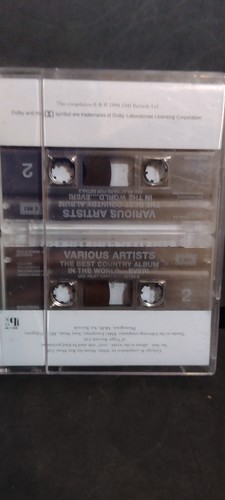 The Best Country Album In The World Ever! 2 X Double Cassettes 1994 Free UK Post - Picture 3 of 3