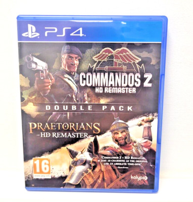 Commandos 2 PS4 HD Remaster Praetorians DOUBLE PACK EXCELLENT PS5 Compatible