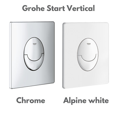 BEST PRICE grohe start WC dual flush plate Double White | Chrome WC toilet