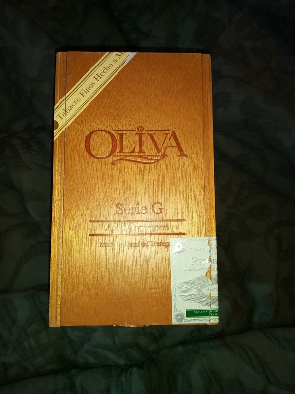 Oliva  Serie G Churchill Churchill Wood Cigar Box - Empty