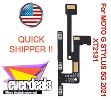 Motorola Moto G Stylus 5G XT2131 Side Volume Power Button Flex Cable Part OEM