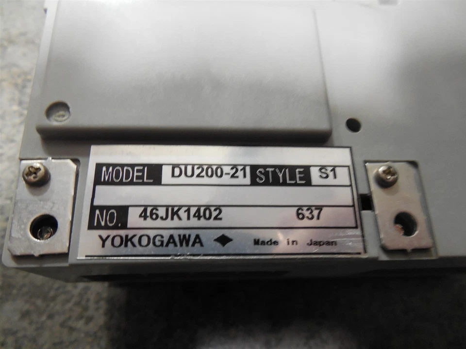 Módulo de entrada Yokogawa DU200-21 Darwin DCV/TC estilo S1 usado sin cubiertas Foto 3 de 3