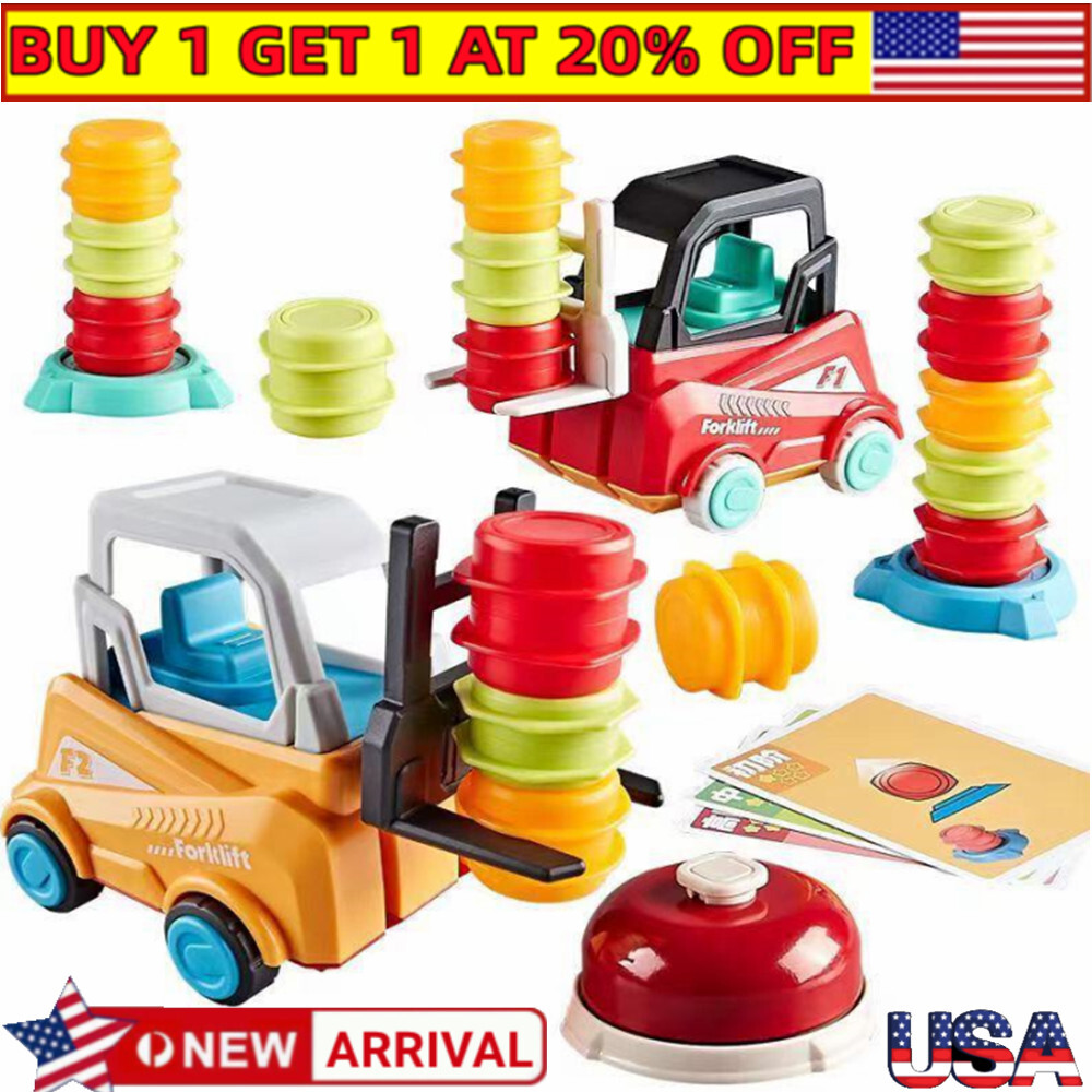 Forklift Transport Game, Forklift Frenzy 2Player Stack & Matching
