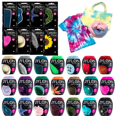 Dylon Maschinenfärbe Pod Handfärben Dylon Stoff & Kleidung Färben - 15+ Farben auf Lager