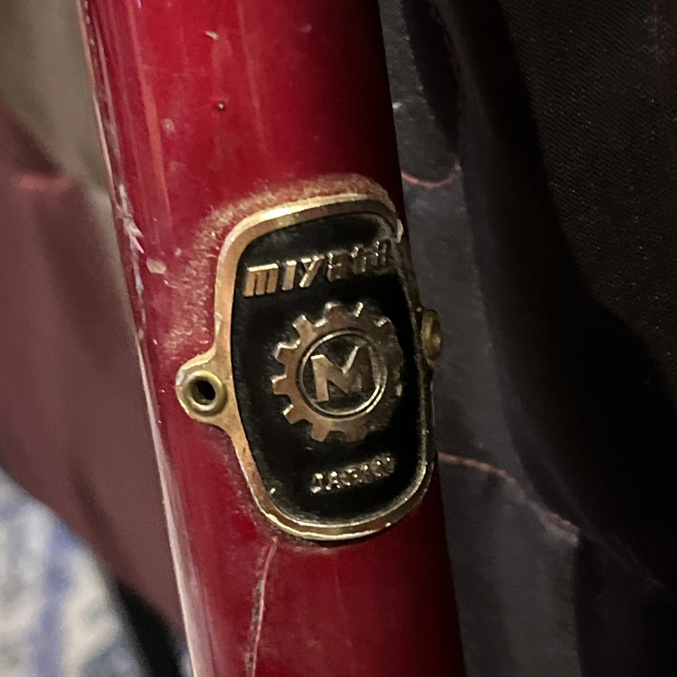 Cuadro de bicicleta de carretera Miyata 610 Six Ten con horquilla Japón 64 cm INSIGNIA DORADA RARA Foto 4 de 4