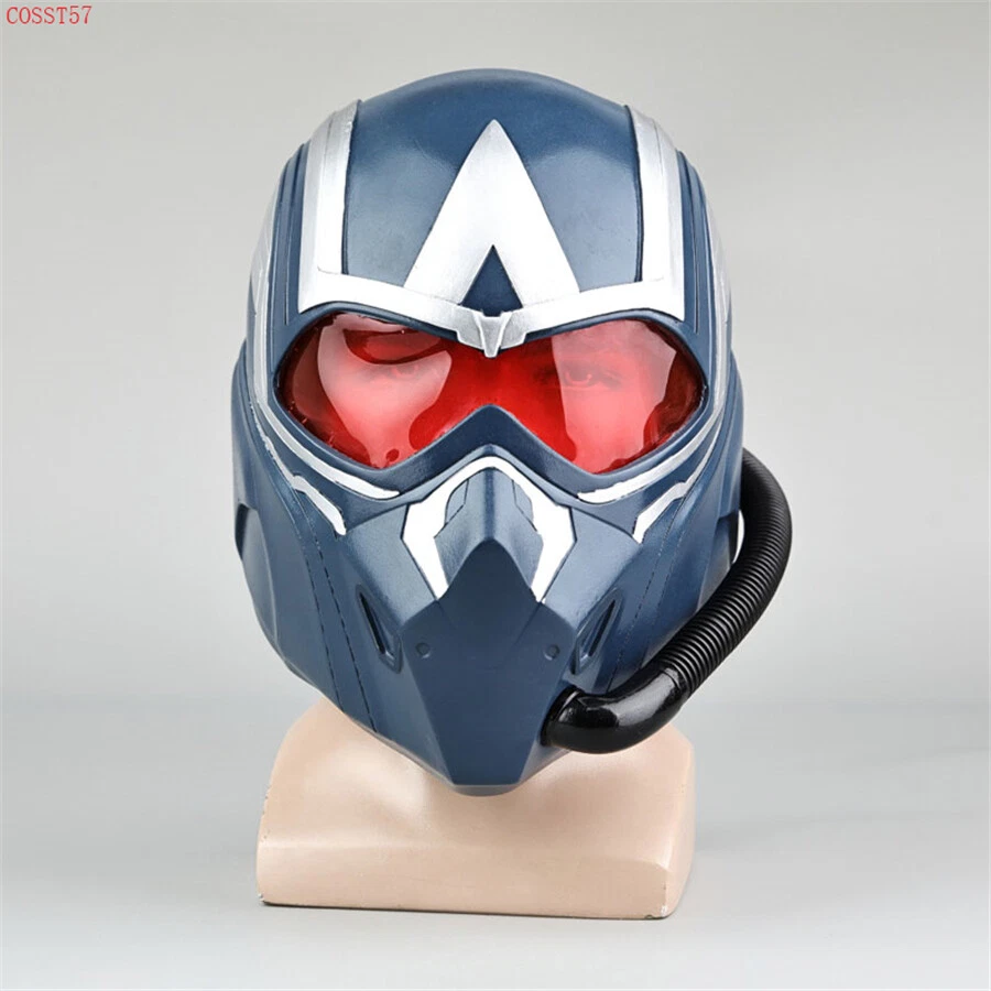 Captain America 4 Falcon Sam Wilson Helmet Mask Cosplay Props PVC Wearable Mask - Image 3 of 4
