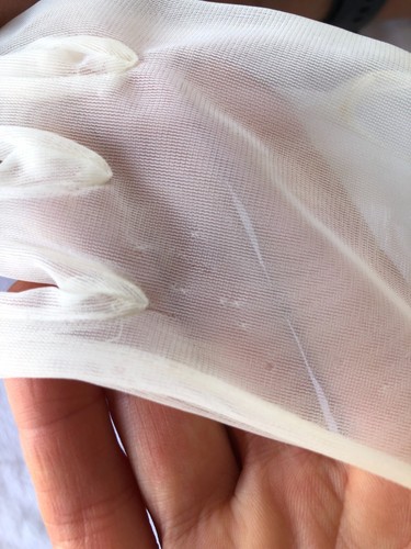 Guantes Finos Transparentes Blanco Mujer Elegante TALLA XS G035 - Imagen 13 de 13