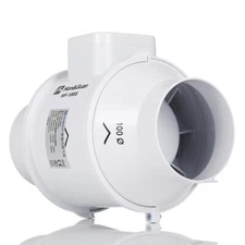 4" Kitchen Duct Fan Exhaust Fan Ventilation Smoke Fume Extractor Blower Fan