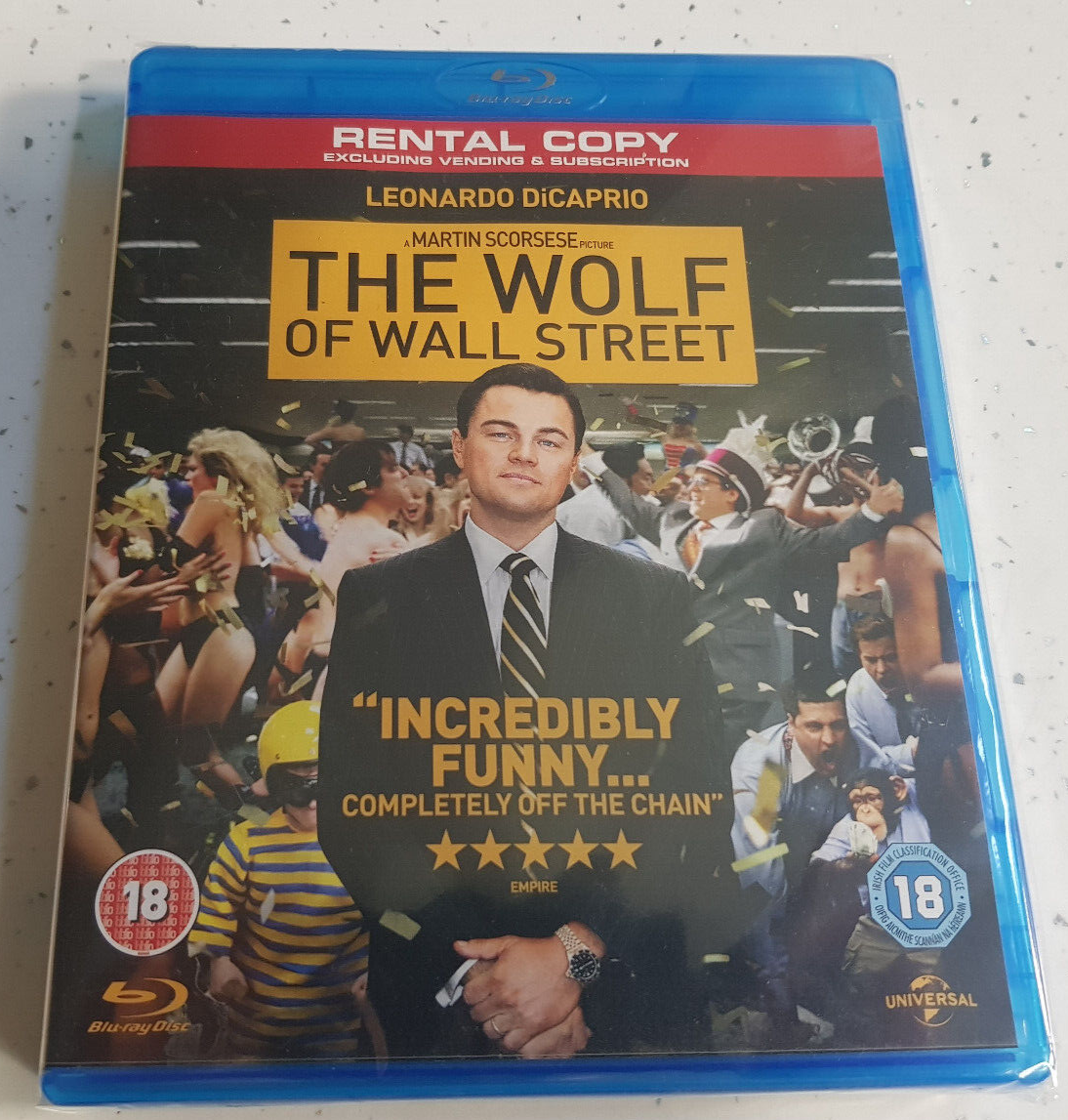The Wolf of Wall Street  - Blu Ray   -  New & Sealed
