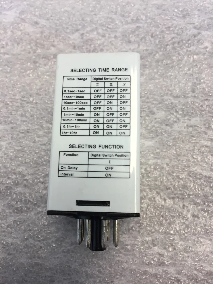 Relé de retardo de tiempo Schneider Electric Magnecraft TDRSOXP-120V usado envío y devolución gratuitos Foto 3 de 4