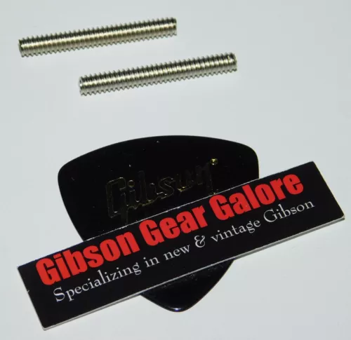 Gibson Les Paul ABR-1 Bridge Thumbwheel Posts Nickel Guitar Parts Project Steel