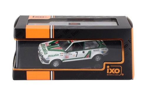 MODELLINO AUTO STATICO IXO FIAT RITMO 75 ABARTH N.7 RALLY MONTE CARLO 1979 1/43 - Foto 6 di 6