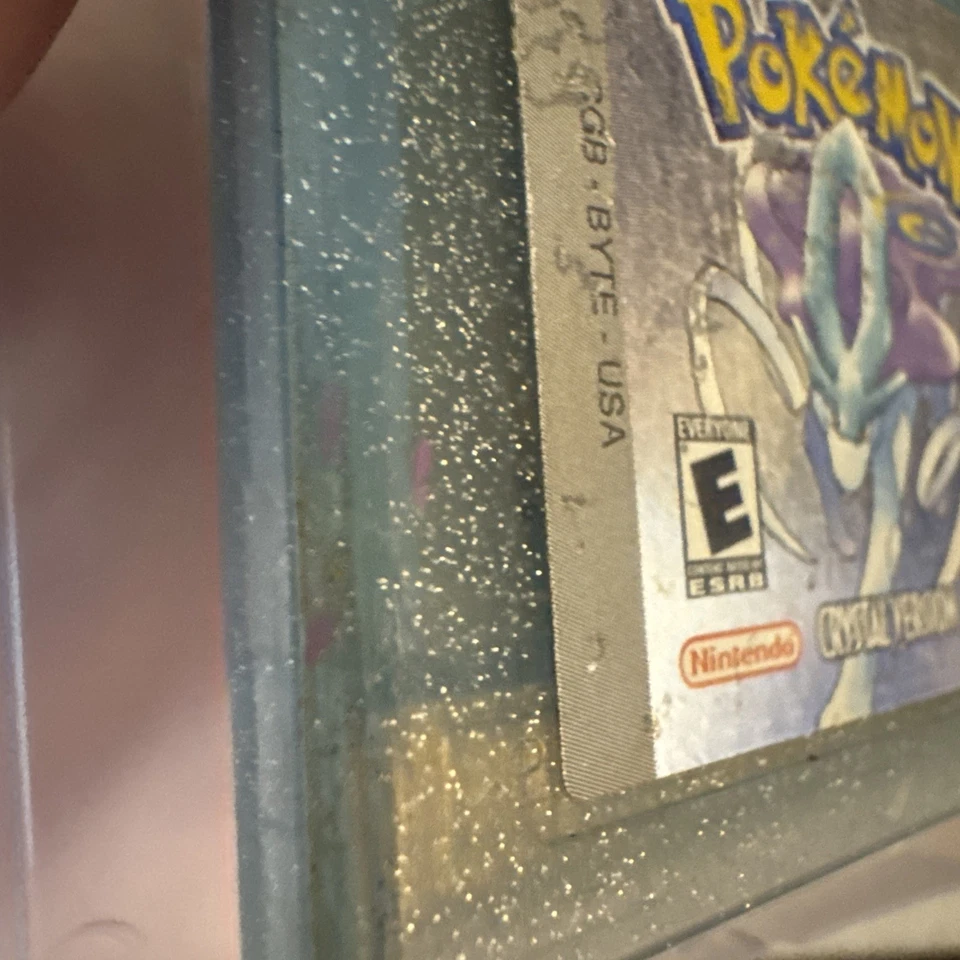 Pokemon Crystal Nintendo Game Boy Color, Autêntico, Testado, Precisa de Nova Bateria - Imagem 3 de 4