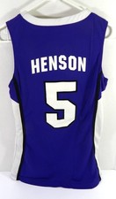 Texas Christian University Horned Frogs Henson #5 Game Used Purple Jersey 863