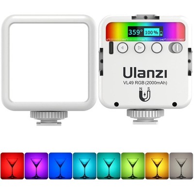 Professional VL49 RGB Camera Light: 2500-9000K Adjustable for Perfect Shots