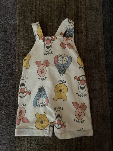 Disney Tigger Winnie Puuh Baby French Terry kurze Latzhose - Bild 2 von 4