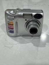 Nikon Coolpix 4500 Digital Camera 4.0 Megapixels 3x Zoom Tested Works w/Bag